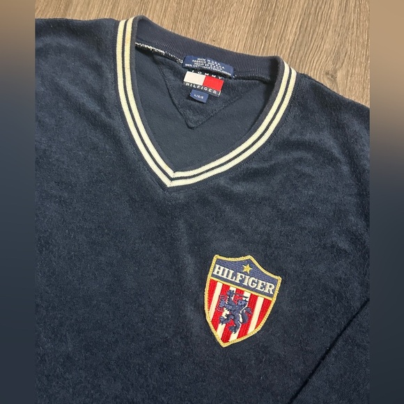 Vintage Tommy Hilfiger V-Neck Sweater - Picture 2 of 8
